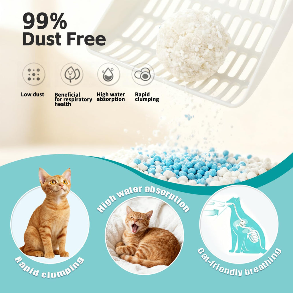 Cassava Cat Litter Odor Control Dust-Free Clumping N90463