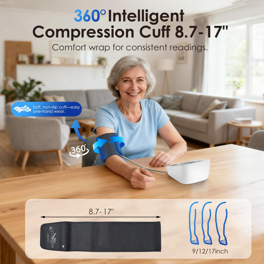 Blood Pressure Monitor with Adjustable 9-17in Cuff N57240