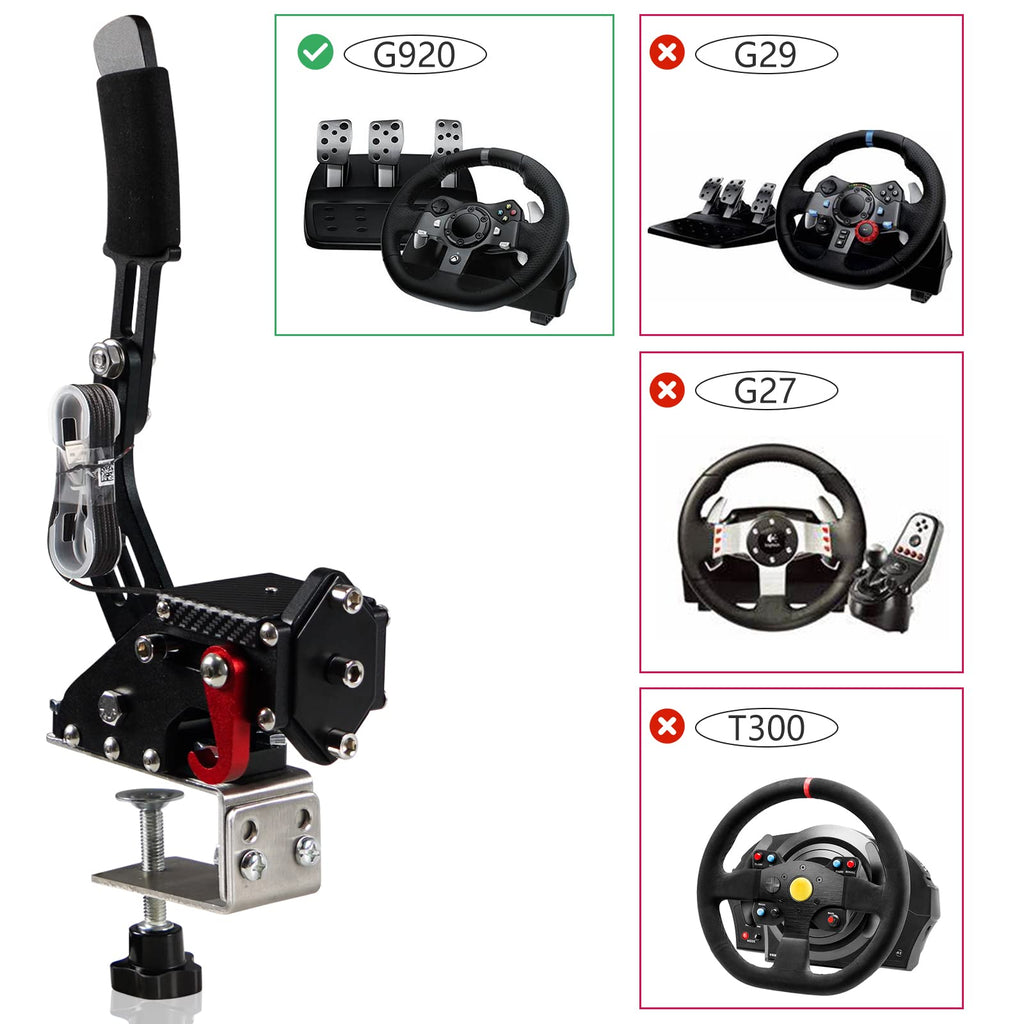 2-in-1 USB Handbrake with Hall Sensor and Clamp S567