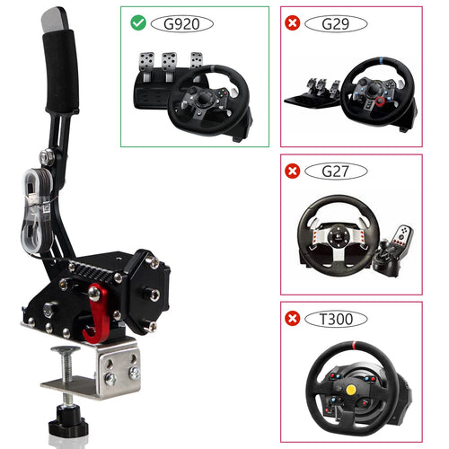 2-in-1 USB Handbrake with Hall Sensor and Clamp S567