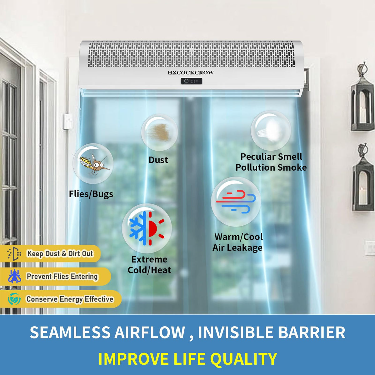 36 Inch Wall Mounted Air Curtain S83581
