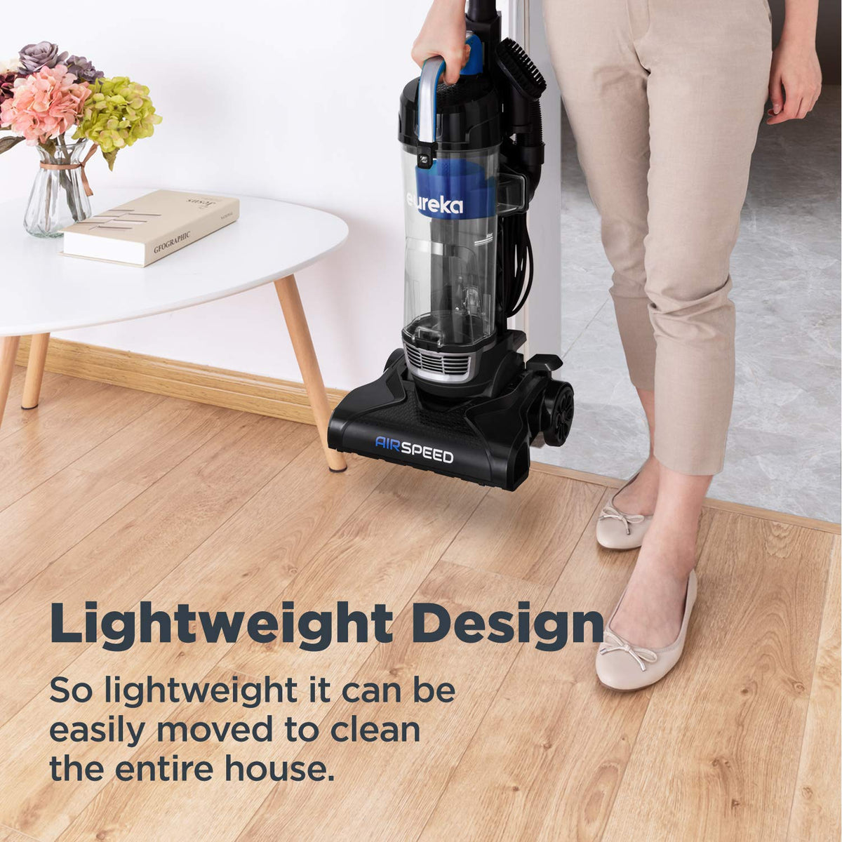 Ultra-Lightweight Compact Bagless Upright Vacuum Cleaner and Compact Carpet Cleaner L4774