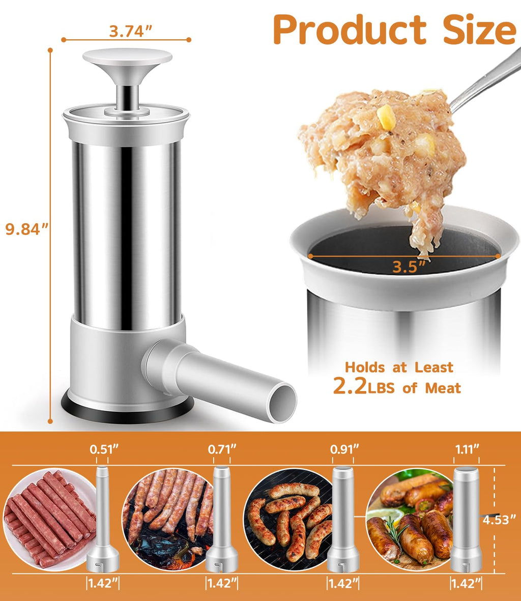 Vertical Stainless Steel Sausage Stuffer 2.2LBS F18862