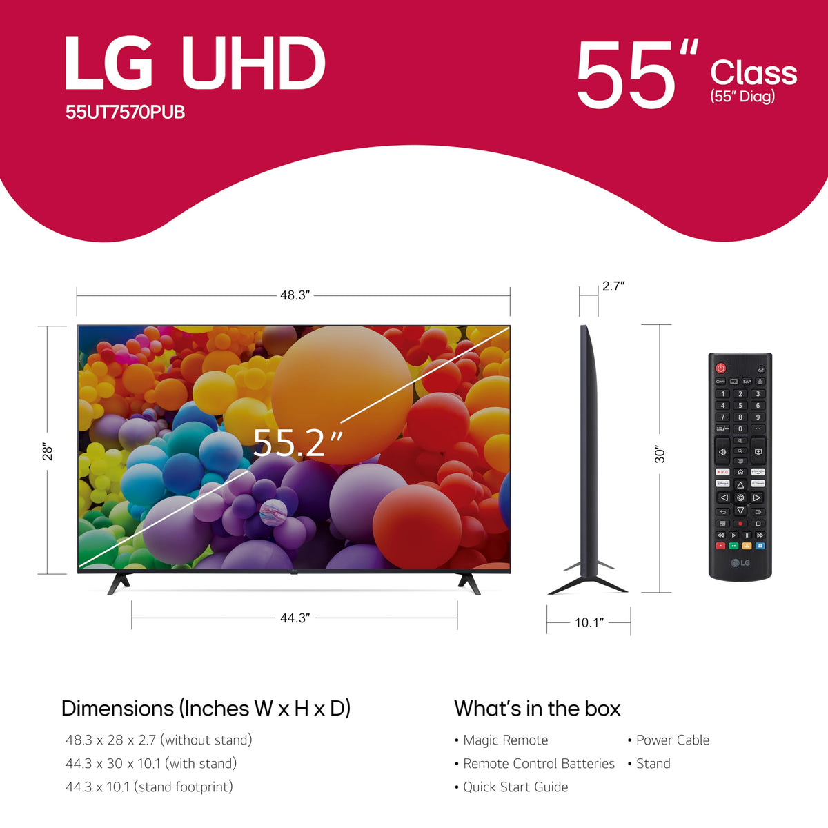 55-Inch 4K LED Smart TV E862592