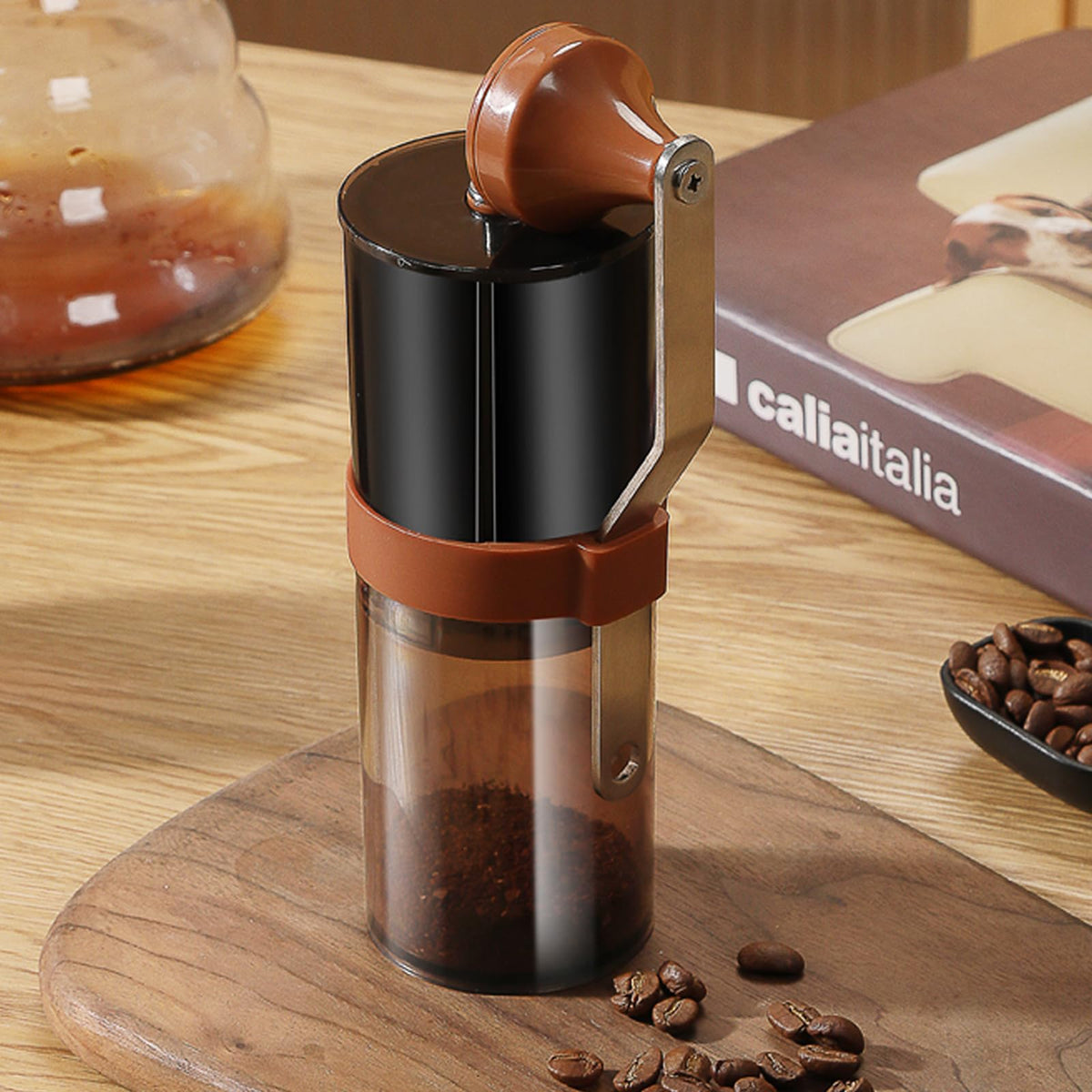Manual Ceramic Burr Coffee Grinder F657