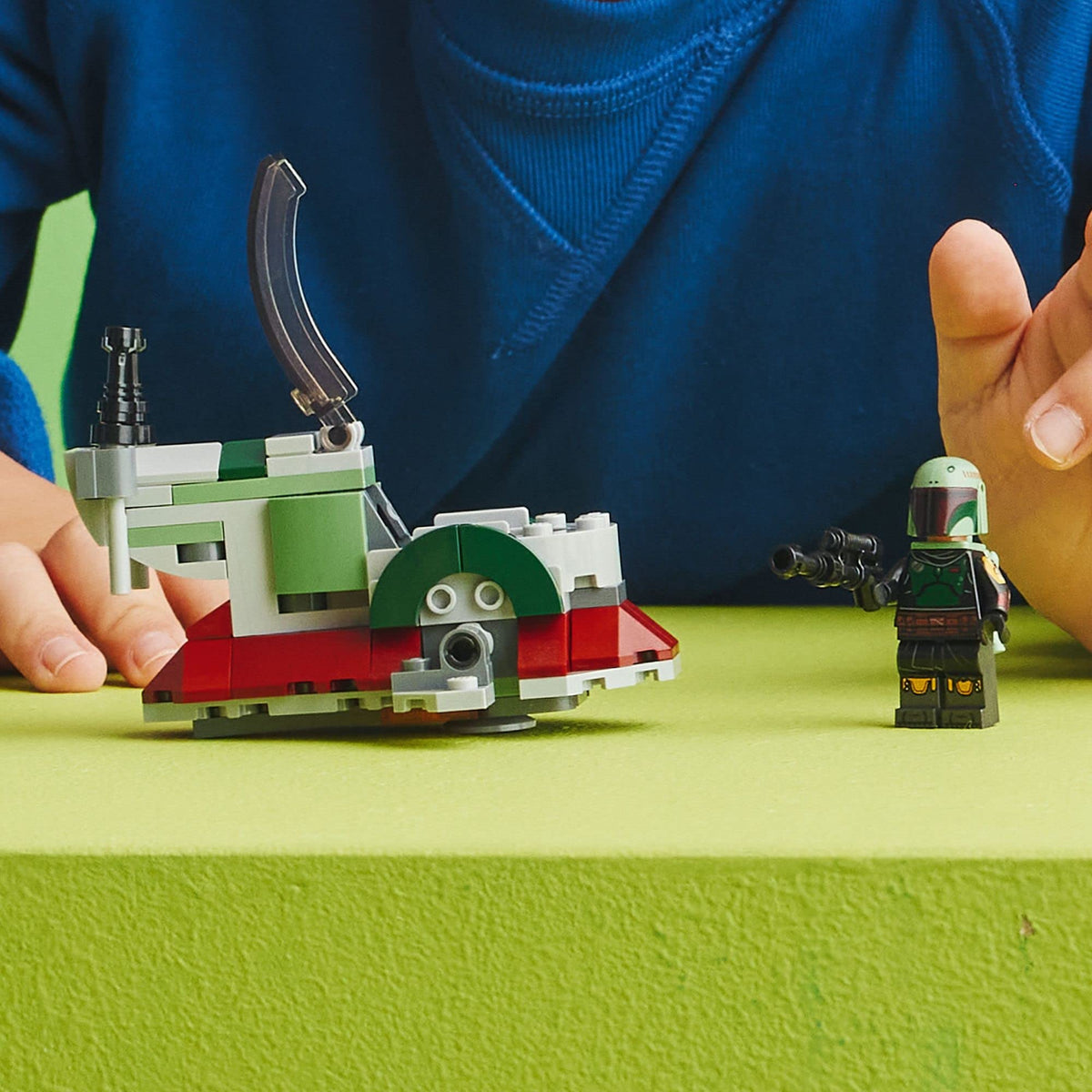 Building Toy Vehicle with Adjustable Wings and Flick Shooters X5933