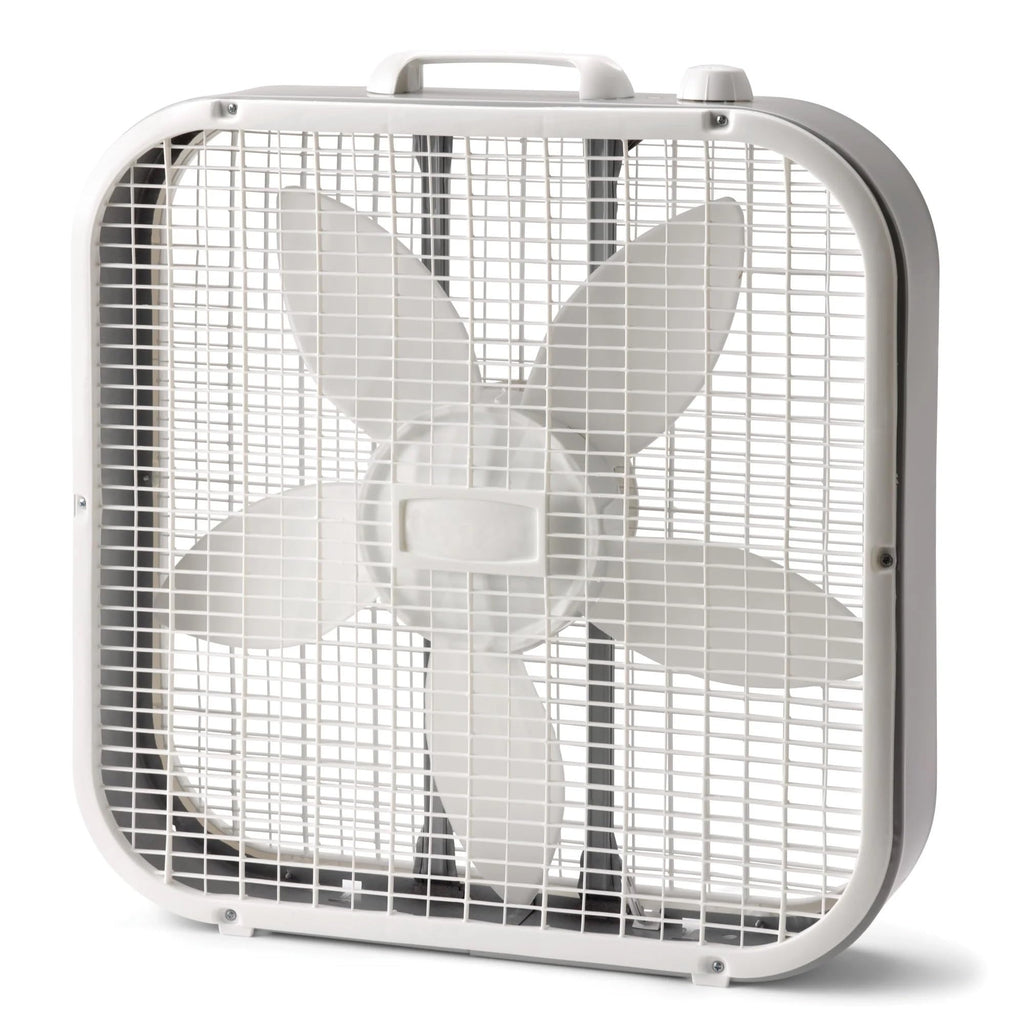 20" Classic Box Fan with 3 Speeds, White X41270