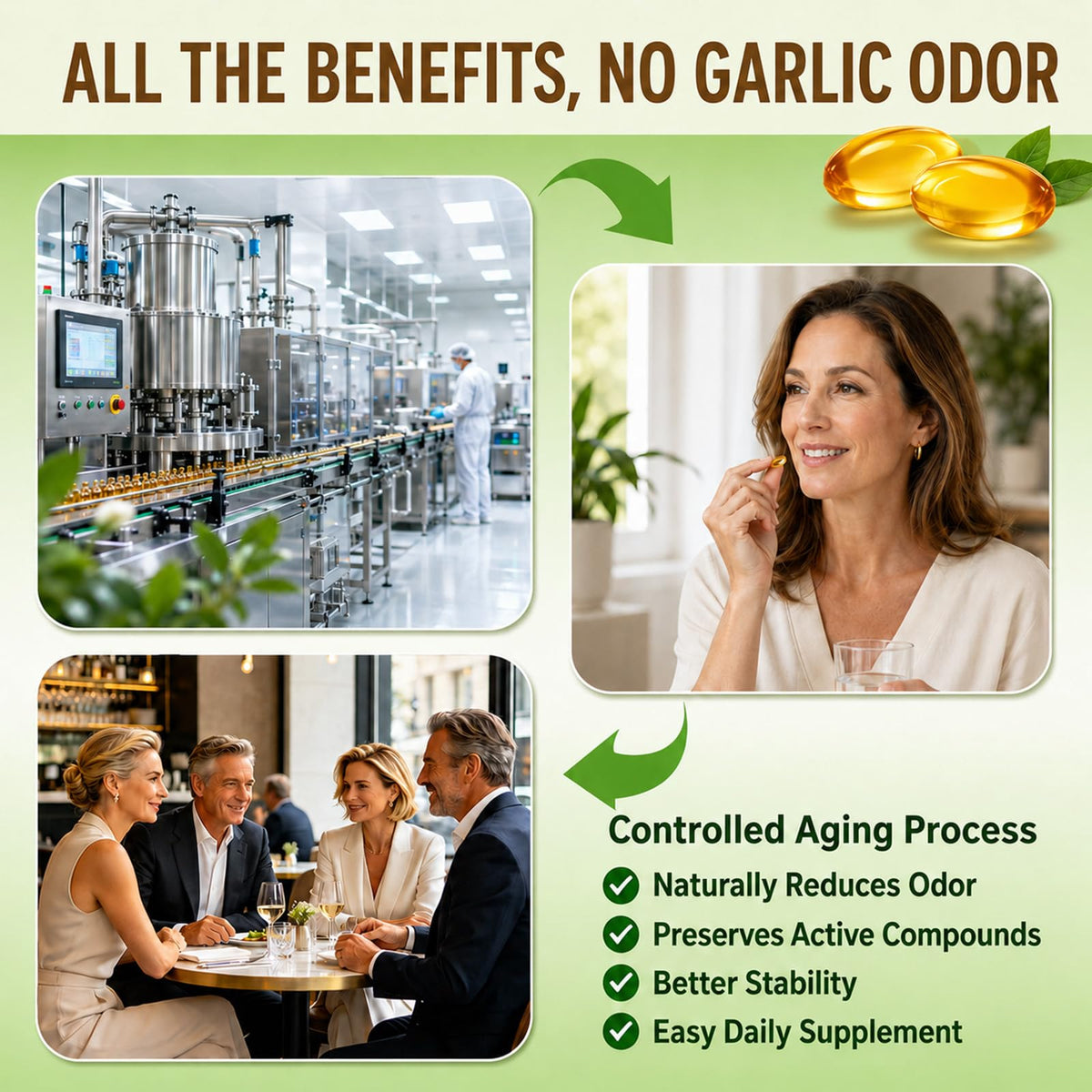 Odorless Garlic Capsules C16024