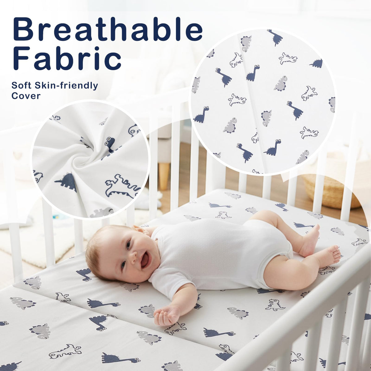 Trifold Pack and Play Mattress 38'' x 26'' x 3'' Memory Foam V18912