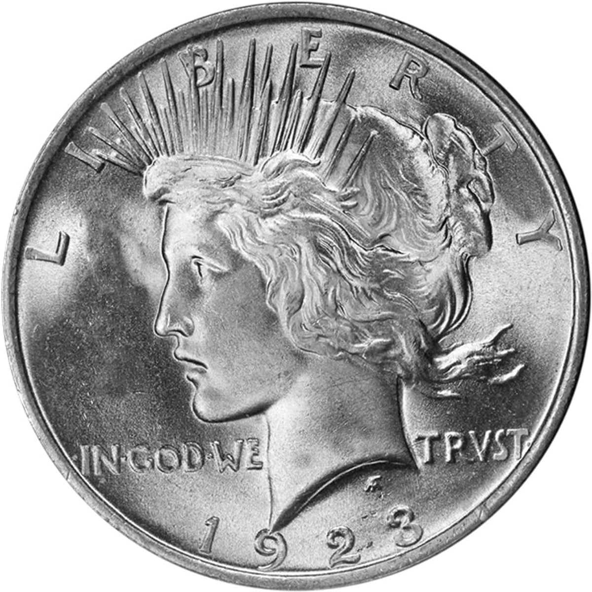 Silver Peace Dollar Uncirculated Z4304