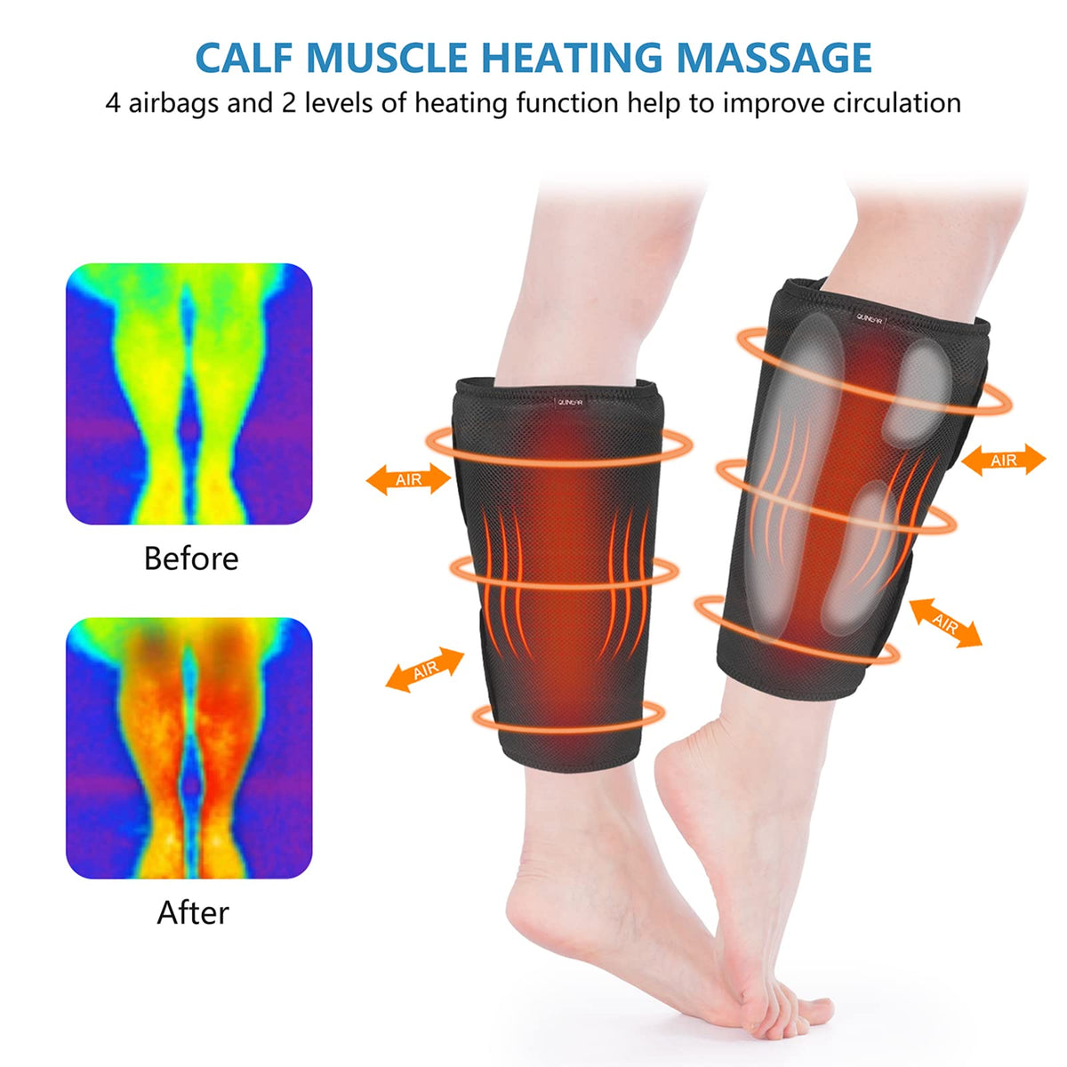 Heated Leg Compression Massager Q62090