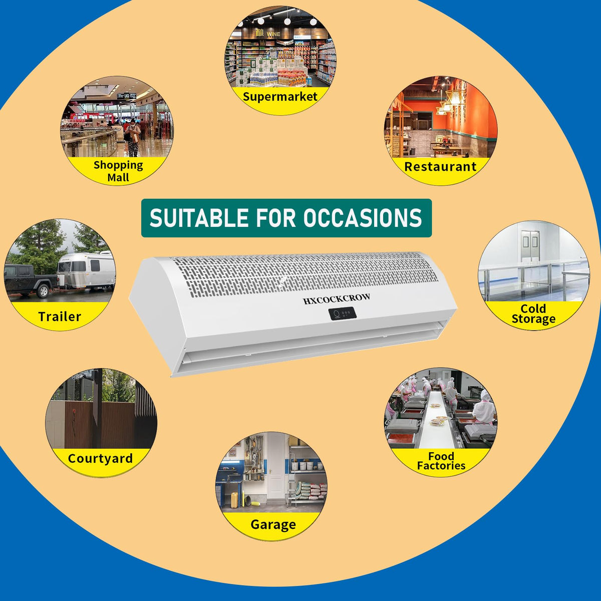 36 Inch Wall Mounted Air Curtain S83581
