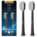Electric Toothbrush Replacement Brush Heads 2-Pack Black V584335