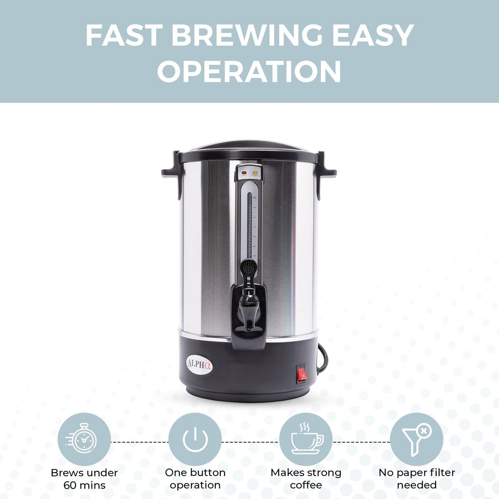 8L Stainless Steel Electric Coffee Urn X787413