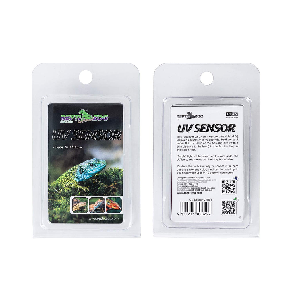 UVB Tester Reptile Lamp UV Sensor Set of 2 A299057