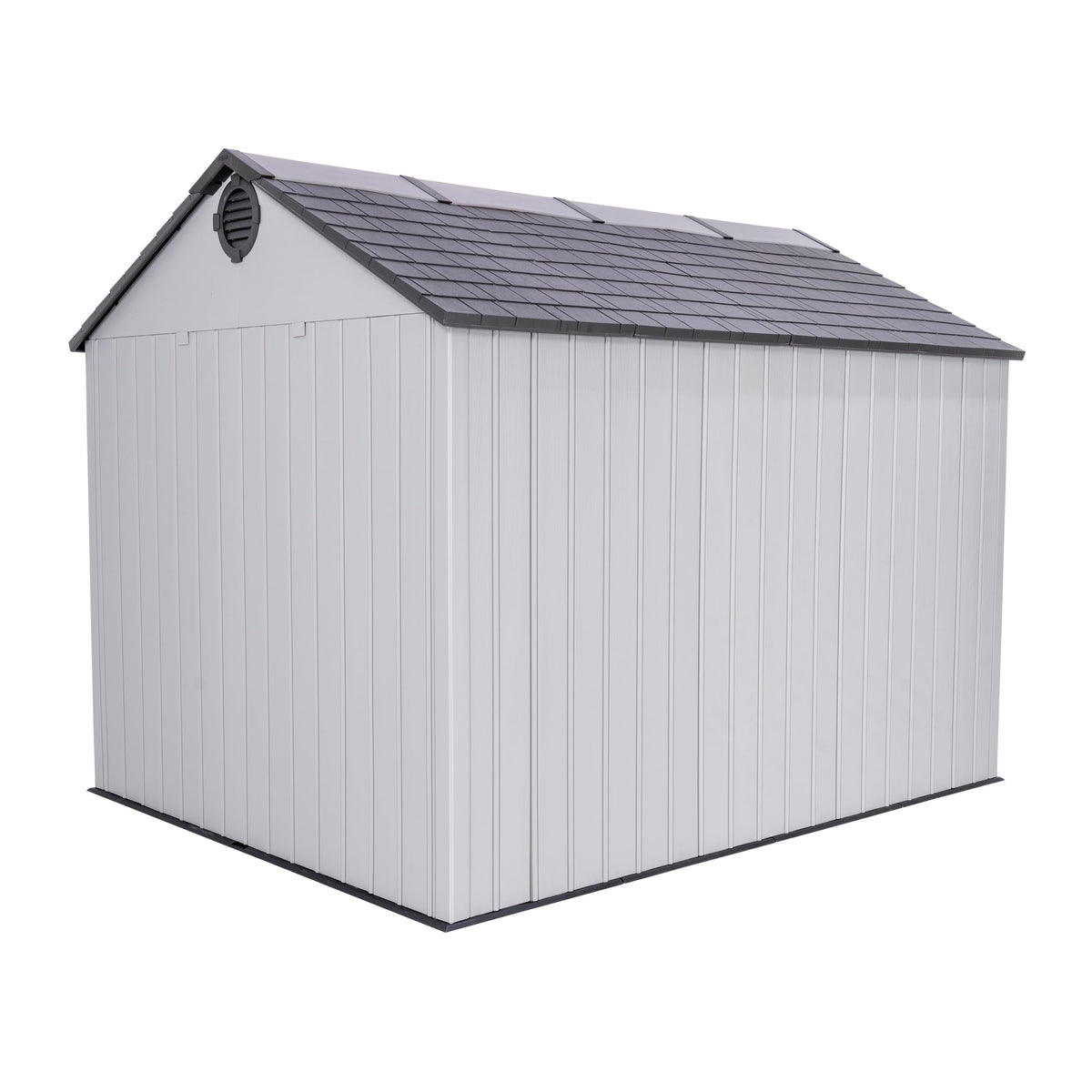 8x10 Ft Gray Resin Outdoor Storage Shed Y6648