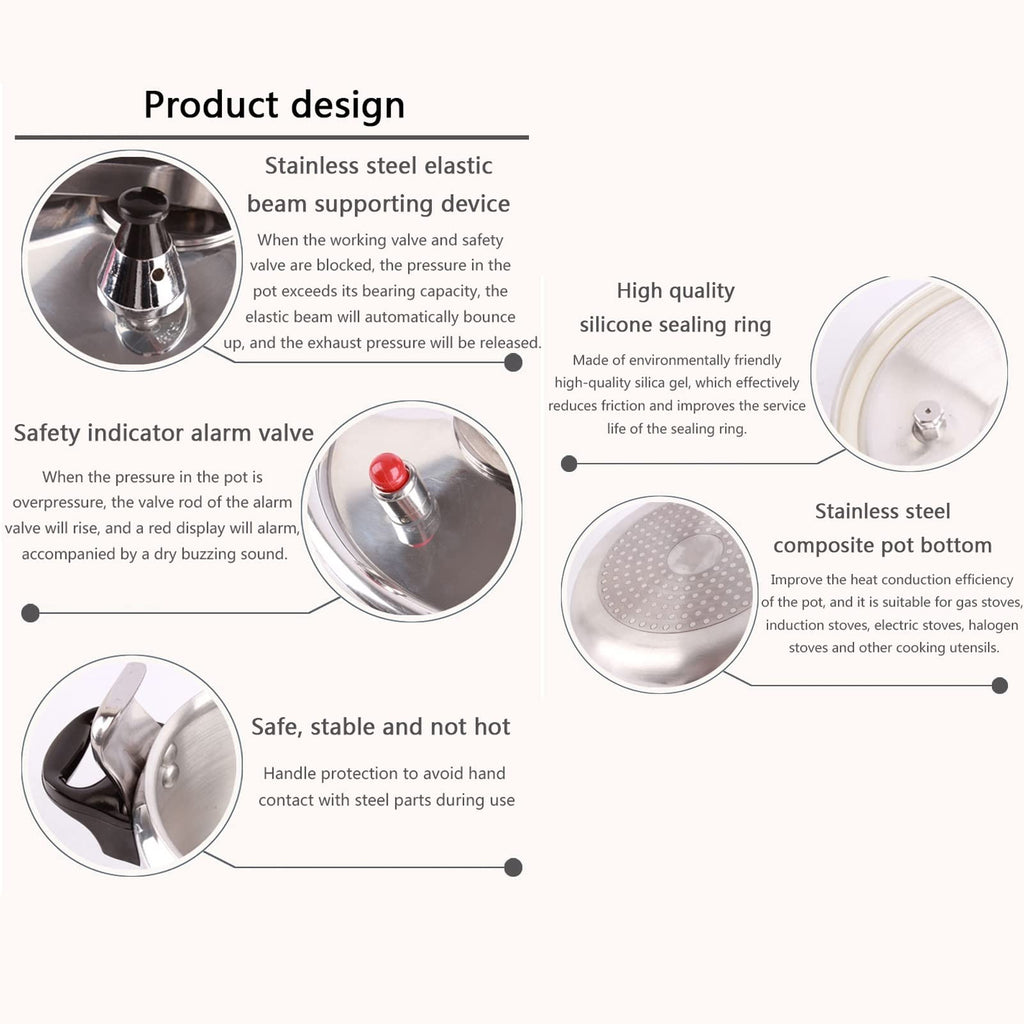 2L Aluminum Pressure Cooker W848854