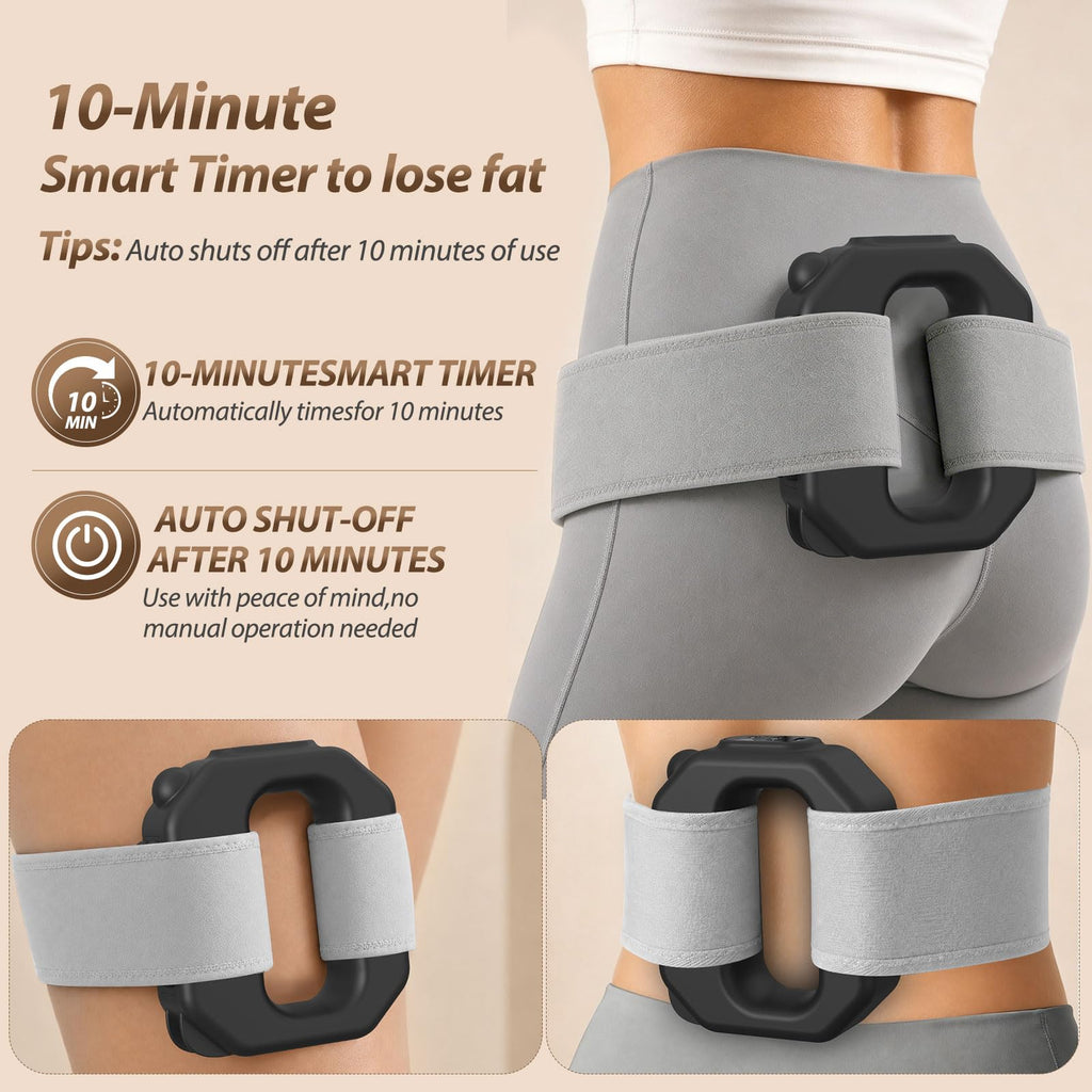 Adjustable Portable Cordless Full-Body Massager with Belt E98137