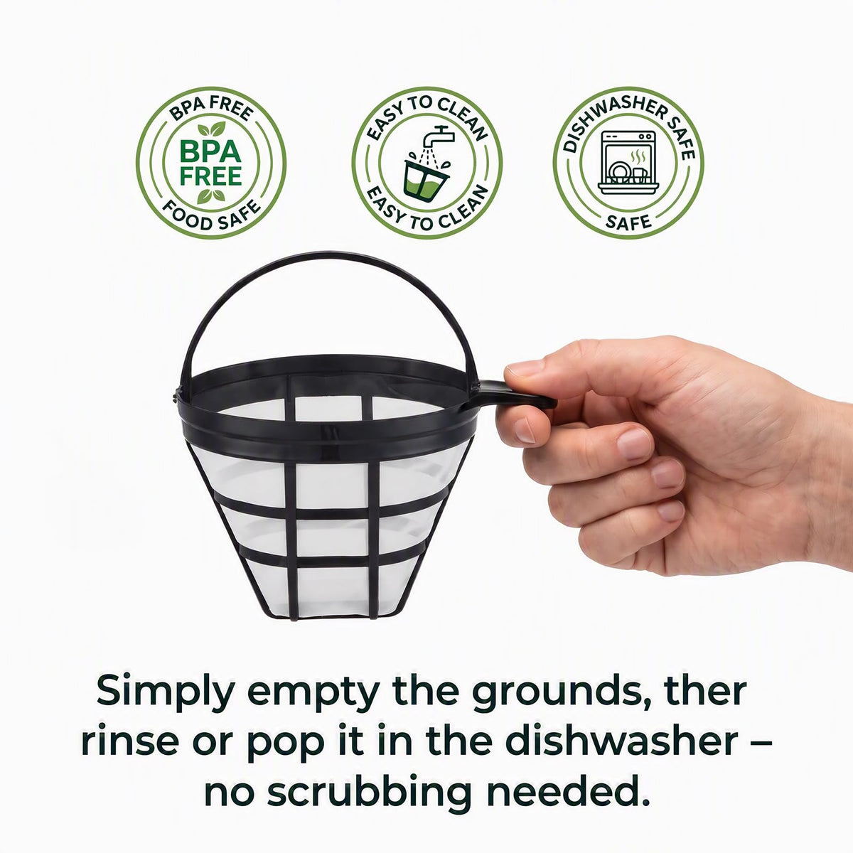 #4 Cone Reusable Coffee Filter 2-Pack G5890