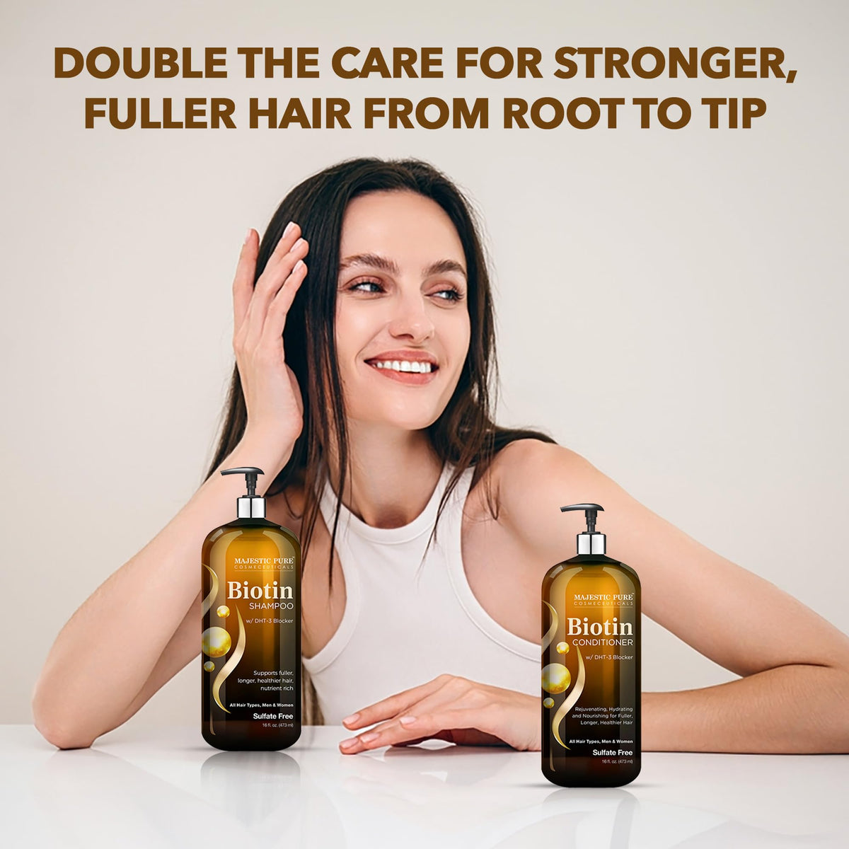 Biotin Shampoo and Conditioner Set 2x16 Fl oz E75038