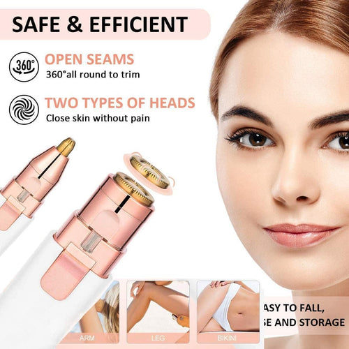 2 in 1 Rechargeable Eyebrow Trimmer T8418