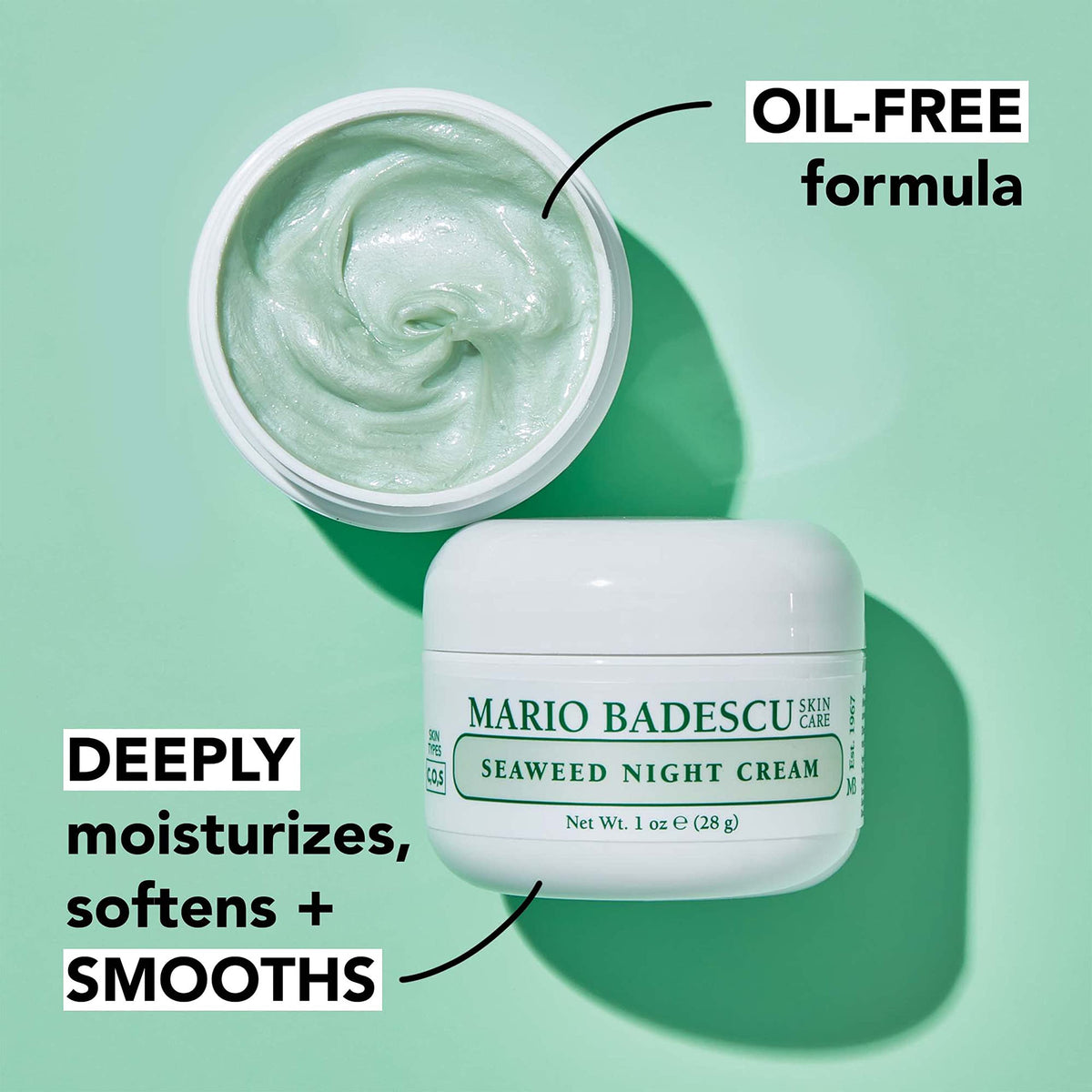 Seaweed Night Cream Oil-Free Moisturizer with Collagen Q166