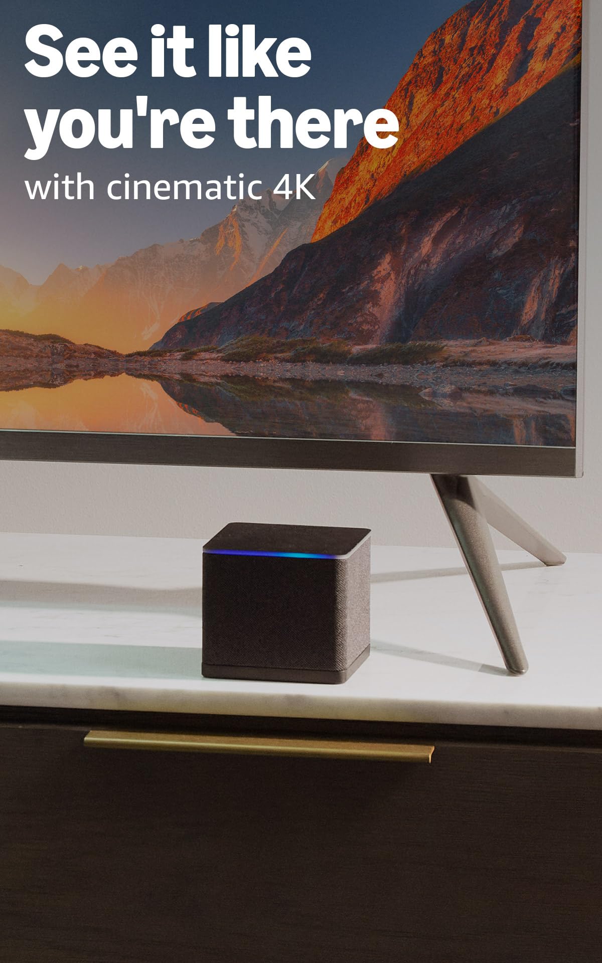 Hands-free Streaming Device with Alexa, Wi-Fi 6E, 4K Ultra HD T444
