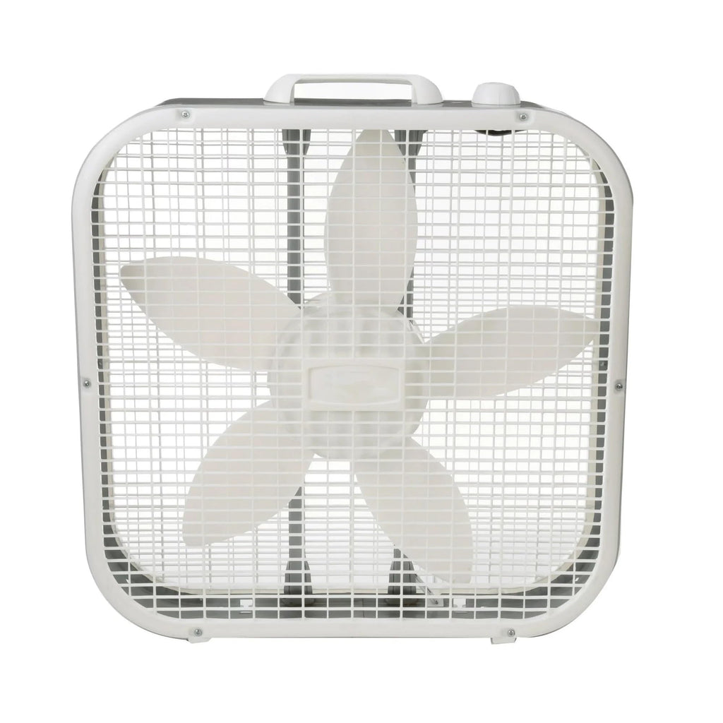 20" Classic Box Fan with 3 Speeds, White X41270