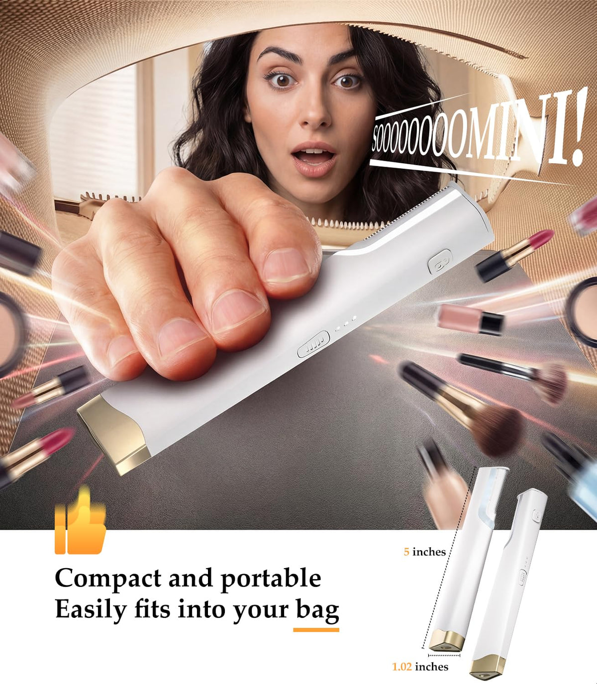 Rechargeable Dermaplaning Razor for Women Face with 10 Replacement Blades R479