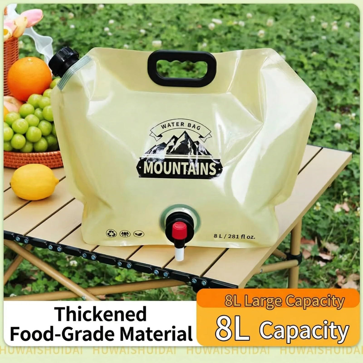 2 Gallon BPA-Free Leak-Proof Water Container with Faucet J880