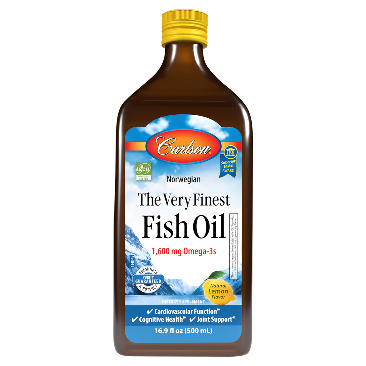 Fish Oil 1600 mg Omega-3s 500 mL E489