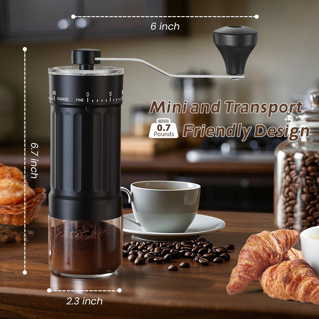 Manual Coffee Grinder with Ceramic Conical Burr L95788