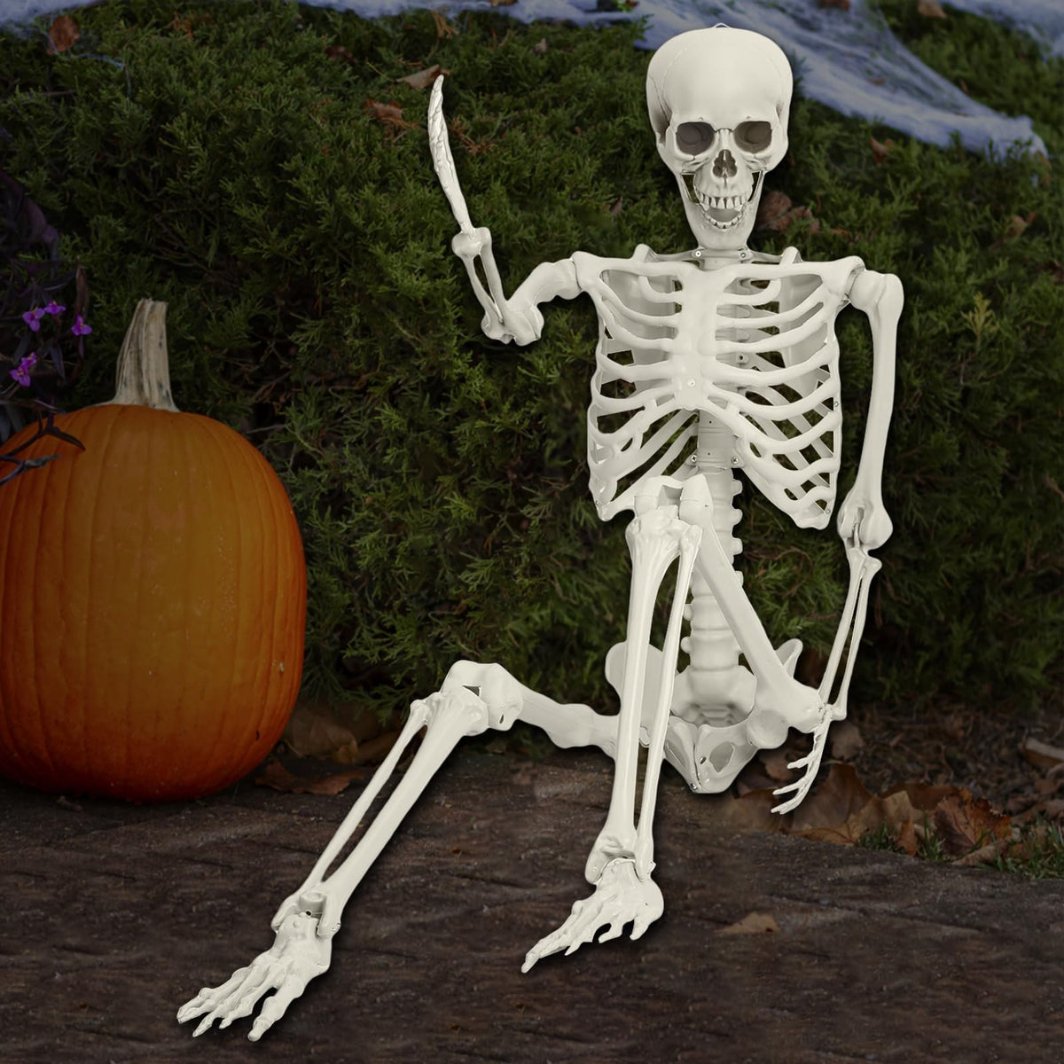 Halloween Skeleton Poseable Prop Z8905