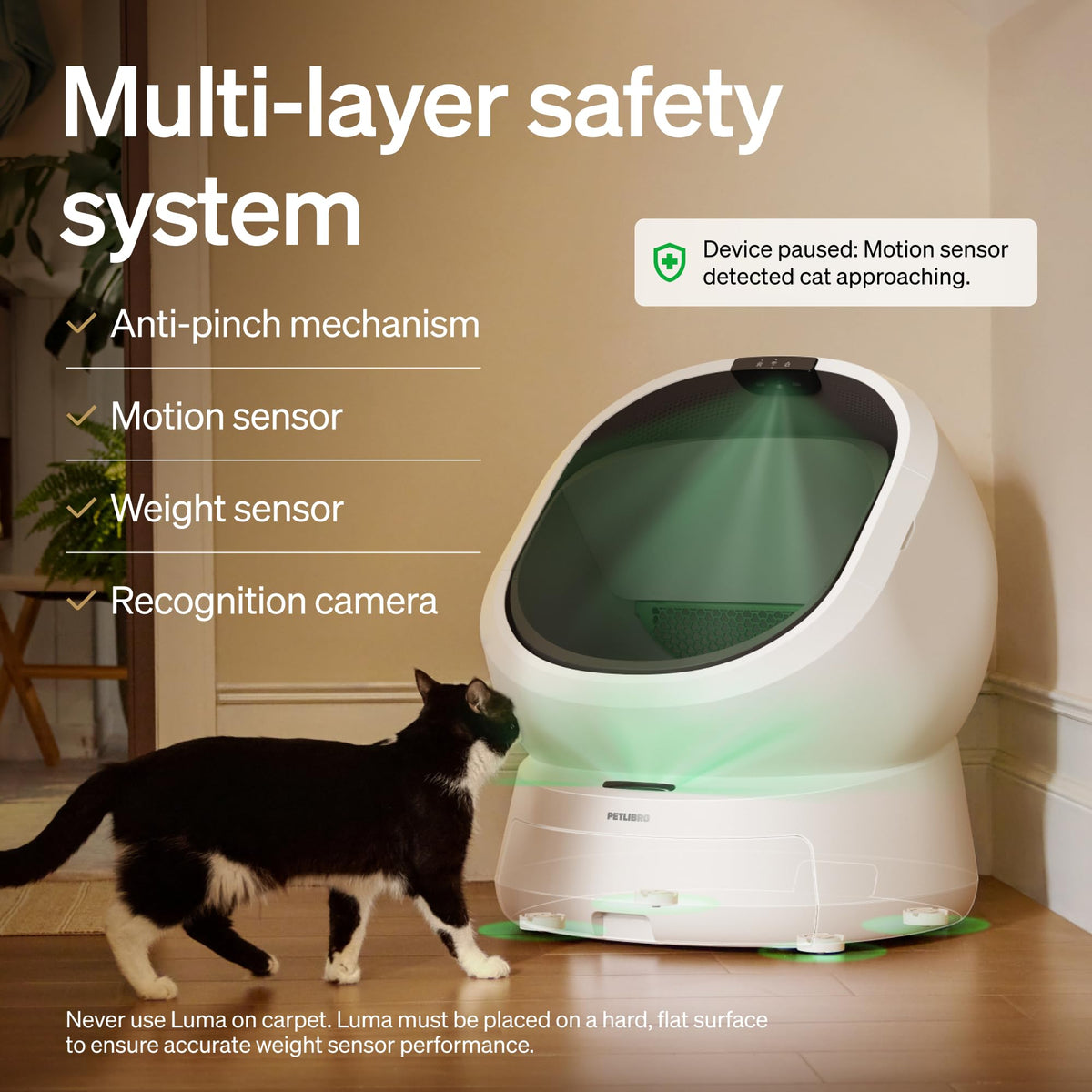 Automatic Self Cleaning Litter Box with AI Camera L2068