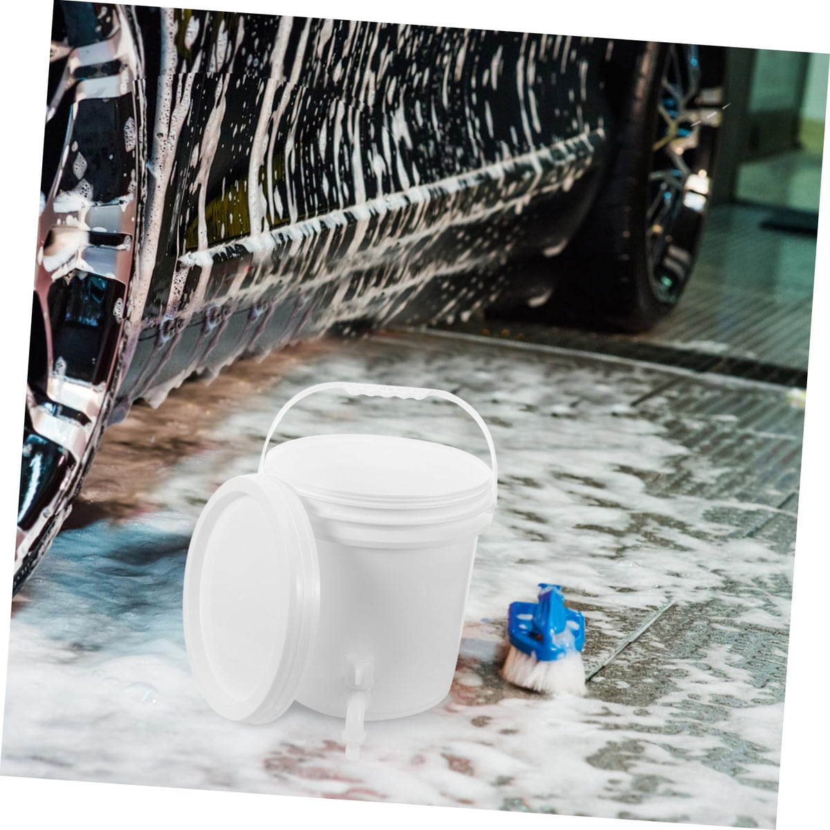 Water Storage Jug with Faucet 10l Plastic Container L9768