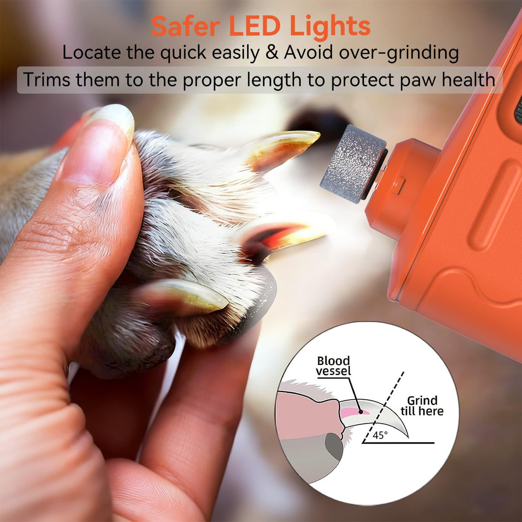 Dog Nail Grinder with Light U48595