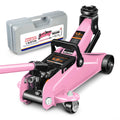 Low Profile Hydraulic Trolley Floor Jack 1.5 Ton Pink E228
