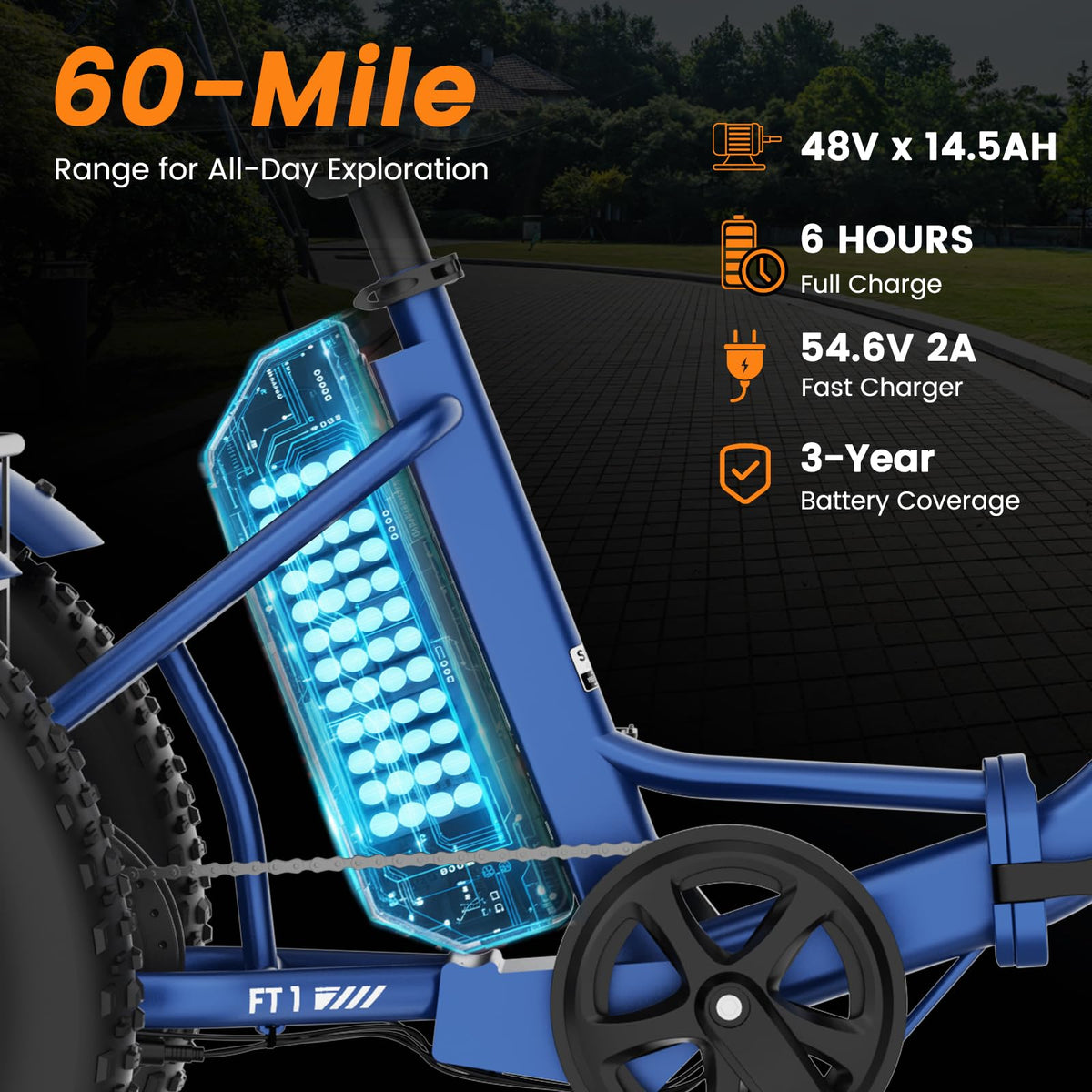 Electric Tricycle for Adults 500W 20" Fat Tire Y78480
