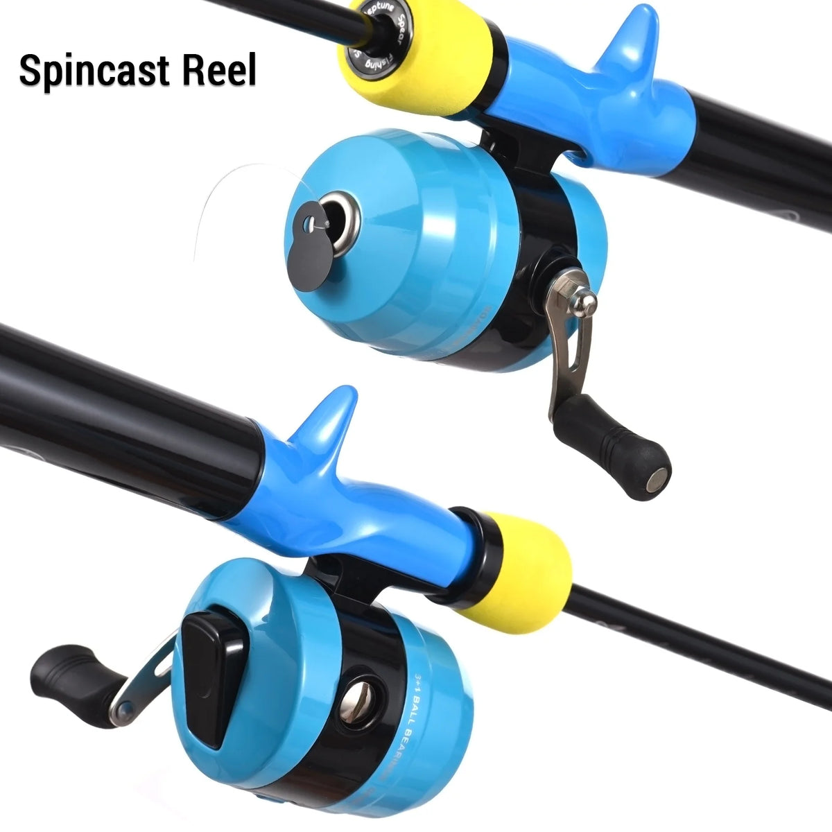 Fishing Rod and Reel Combo with Carrying Case D22665