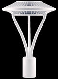Area Light Post Top 26W Cool 480V LED Type V WH D3450