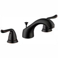 8 in. Widespread Double-Handle Low-Arc Bathroom Faucet in Bronze F162