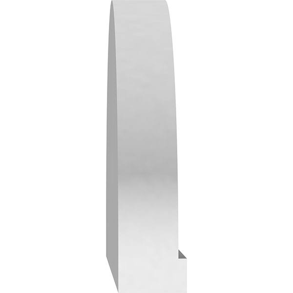 32x22W x 9x22H x 2x22P Elliptical Sunburst PVC Pediment M328505
