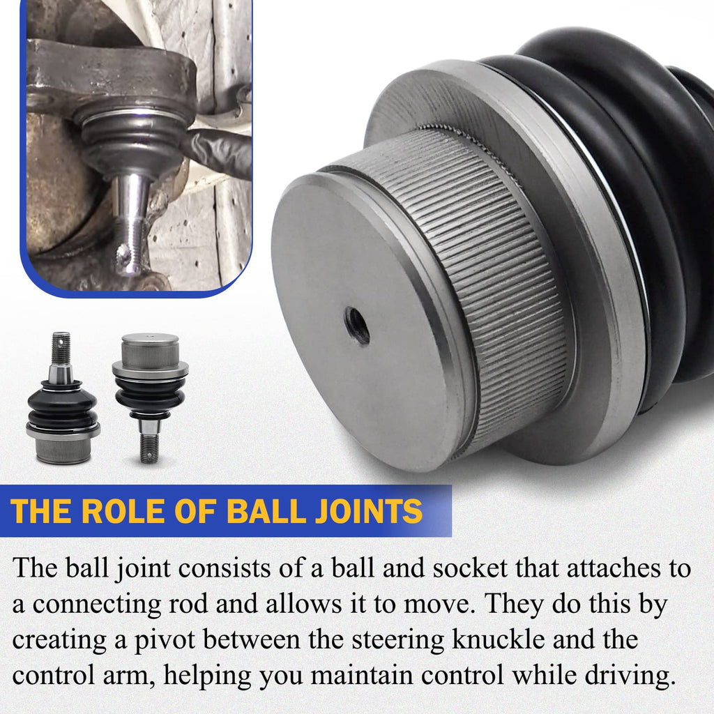 Zinc-Nickel Alloy Front Upper & Lower Ball Joints W5522