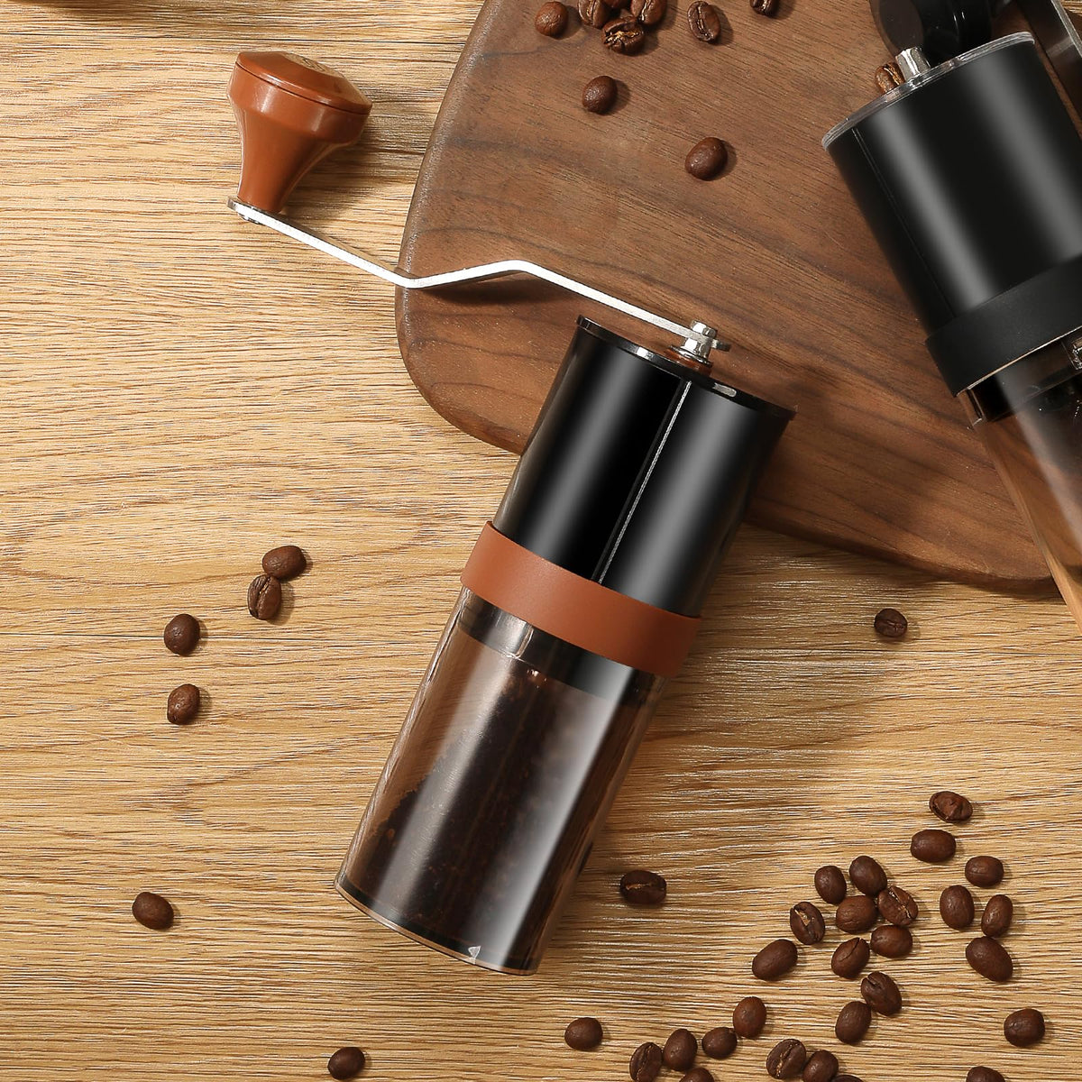 Manual Ceramic Burr Coffee Grinder F657