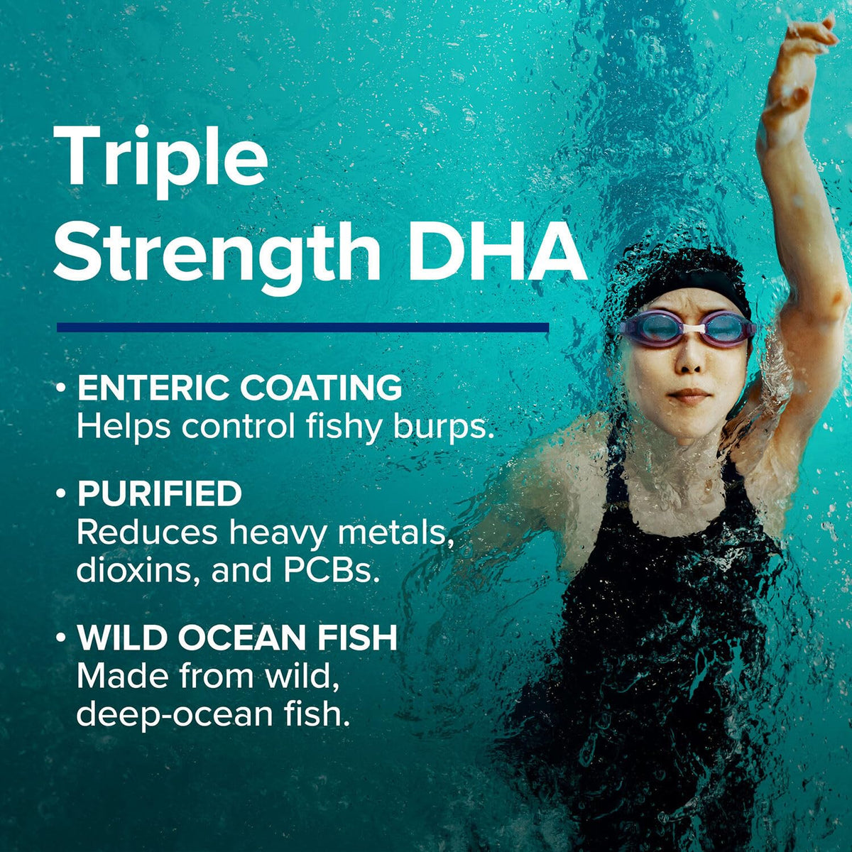 DHA 1000 Omega 3 Supplement 45 Softgels Z1506