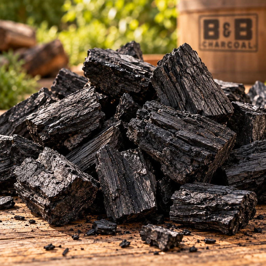 Oak Lump Charcoal 10 lb Bags 2 Pack A15048