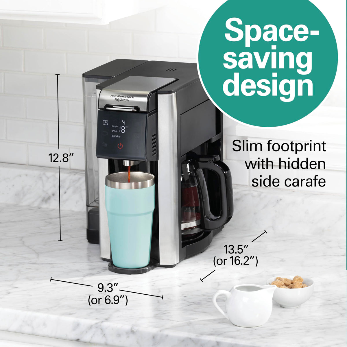 5-in-1 Drip & Single Serve Coffee Maker X1469