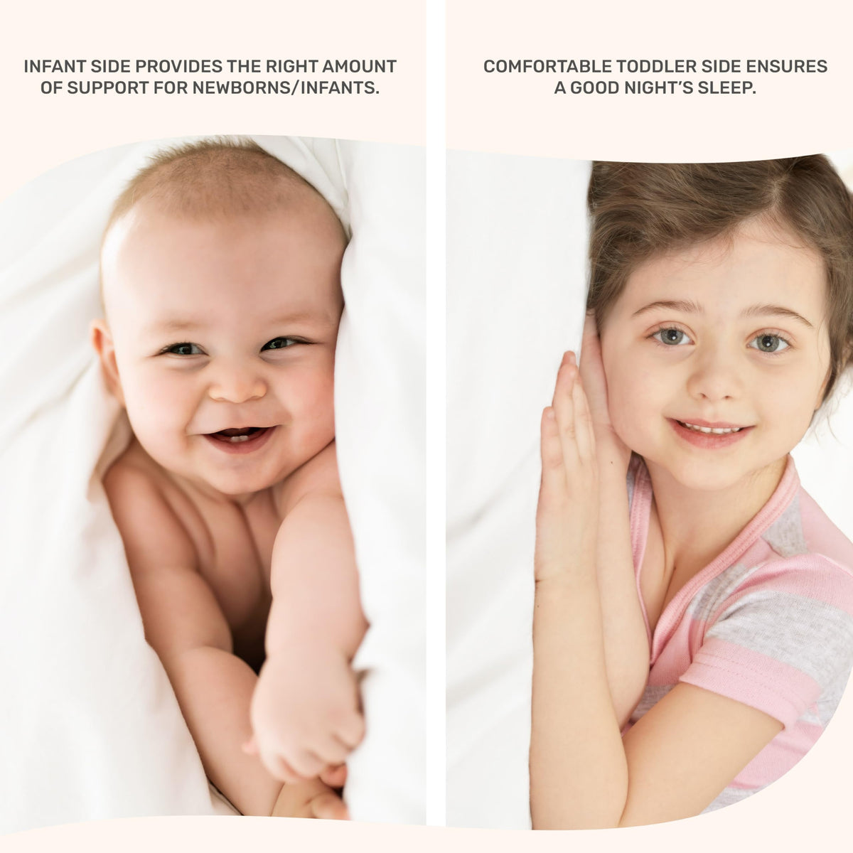 2-in-1 Dual-Sided Mini Crib Mattress X769