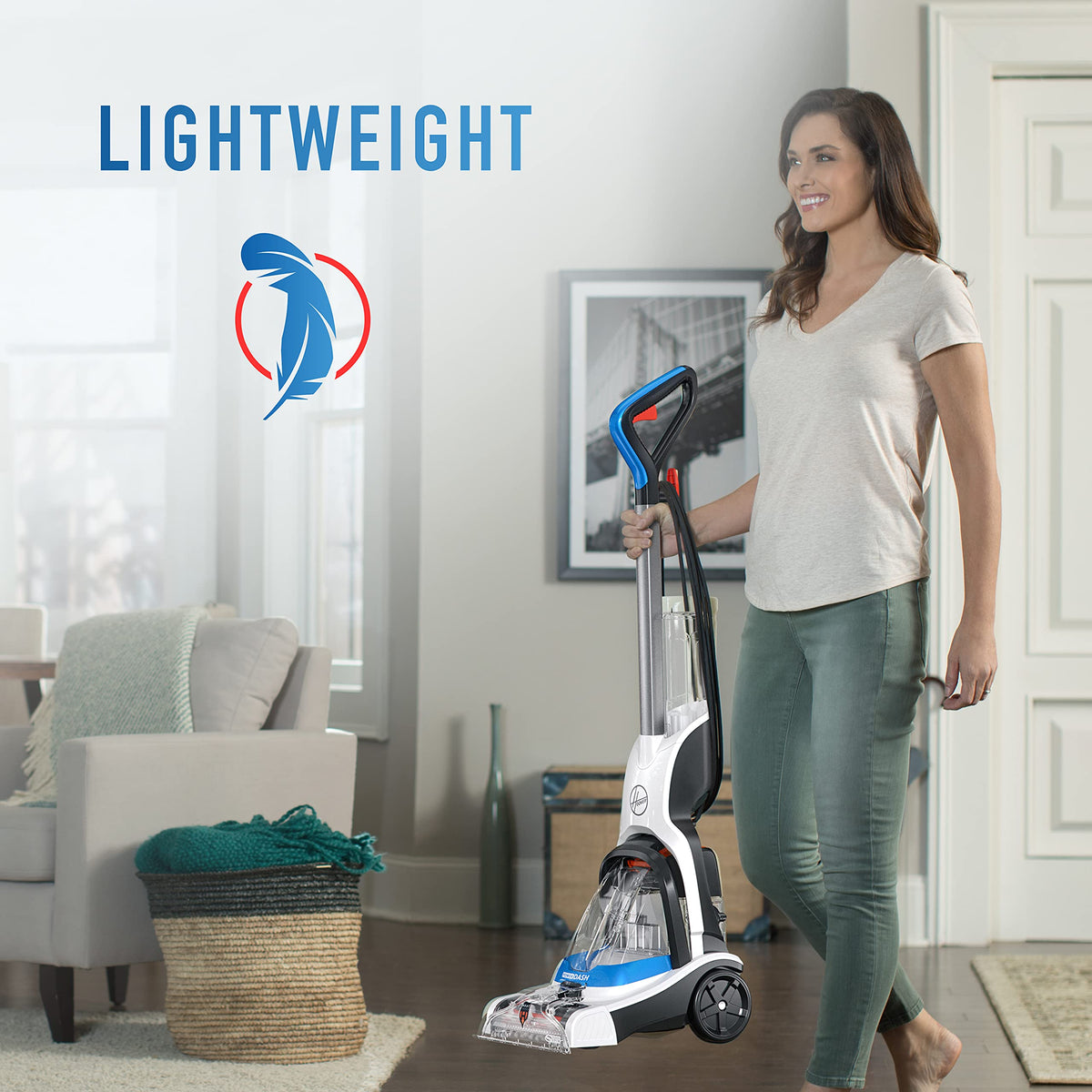 Ultra-Lightweight Compact Bagless Upright Vacuum Cleaner and Compact Carpet Cleaner L4774