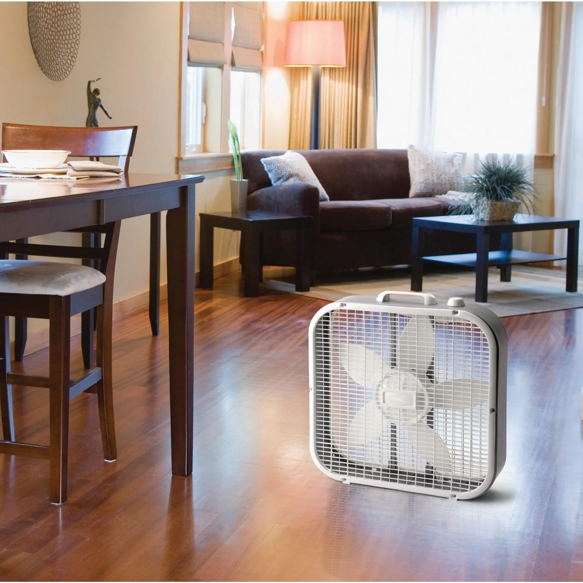 20" Classic Box Fan with 3 Speeds, White X41270